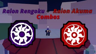 Raion Rengoku and Raion Akuma Combos | Shindo Life