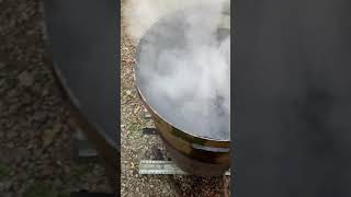 Trap dying in my custom boiler made from 55 gal drum