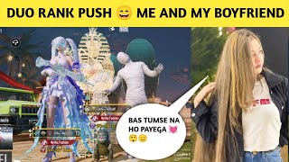 duo rank push 😄 me and my (boyfriend) 100RP MAX & MYTHIC OUTFITS arrow gamer prank