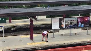 gente loca  en el metro