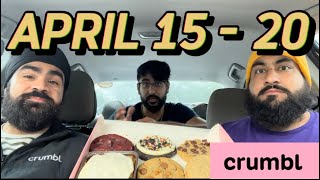 CRUMBL REVIEW - CINNAMON SQUARE, MAPLE CREAM SANDWICH, OREO BIRTHDAY CAKE, RED VELVET, PB CHOCOLATE!