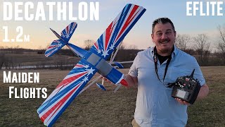 E-flite - Decathlon RJG - 1.2m - Maiden Flights