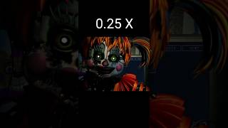 FNaF 6: Freddy Fazbear's Pizzeria Simulator - Scrap Baby (Office) Jumpscare 0.25x - 2x speed