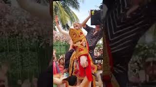 Akshay Kumar doing Naagin step in the Wedding | Amazing video of the actor doing funny step #shorts