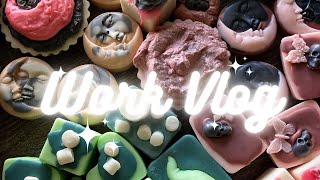 Small Business Work Vlog | Making a Whimsical Set of Scented Wax Melts