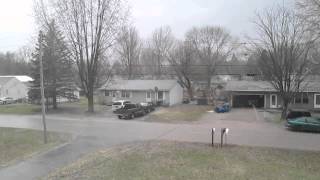 Hailstorm in Ravenna, MI on 4/12/14 5:08 PM