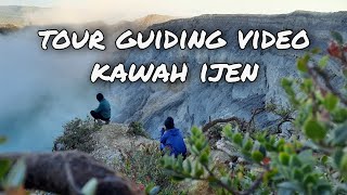 A Day In My Life as Tour Guide at Ijen Mountain | Video Tour Guiding Kawah Ijen Banyuwangi Poliwangi