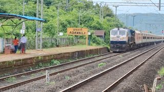 Konkan Railway in Monsoon (4 in 1) #konkanrailway