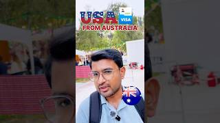 USA Visa from Australia on a Student Visa! 🌏✈️ #USAVisa #StudentVisa #studyabroad