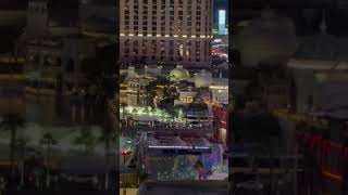 Las Vegas Nevada watching the water show from hotel room part 1 on January 31st 2024!