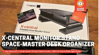 X-Central Monitor Stand Space-Master Desk Organizer - Unboxing & Review