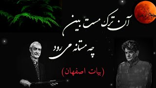 آن ترک مست بین چه مستانه می رود(بیات اصفهان) محمدرضا شجریان، همایون خرم،احمد عبادی،لطف الله مجد