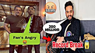 Mc Stàn Fan's Angry On Elvish Yadav || Elvish Yadav Record Break 😱 || Elvish Yadav 280 Million Vote