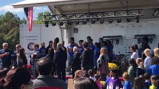 The NBTHS Choir sings the National Anthem at Heritage Day 2019!