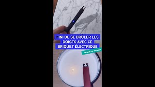 Fini les brûlures aux doigts avec ce briquet électrique