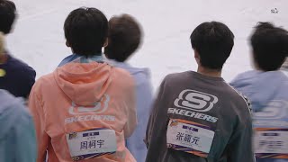 Fancam 5丨YZL • Zhou Keyu x Zhang Jiayuan's soft moments at Super Novae Games 2021 [211812]