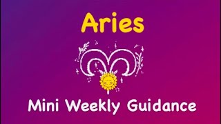 Aries - Finding Trust 💓- Mini Weekly Guidance ✨