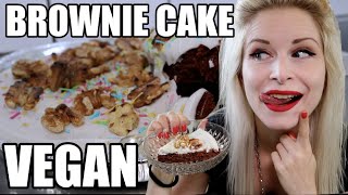 The Best Brownie Cake in 30 min *QUICK*EASY*LAZY*VEGAN*