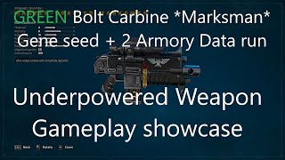 Space Marine 2 Bolt Carbine *Marksman* underpowered weapon run on Ruthless Difficulty