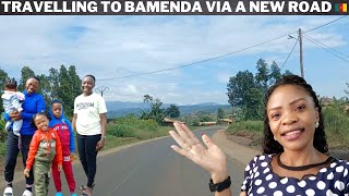 Travelling to BAMENDA Cameroon 🇨🇲 through the NEWLY Constructed Road in 6 hours || State of Roads