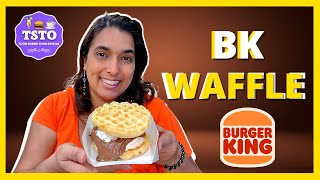 BK WAFFLE | A nova sobremesa do BURGER KING | SORVETE com NUTELLA