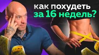 16 недель, чтобы похудеть и научиться правильно питаться. Результат тебя удивит!