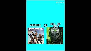 fortnite or call of duty