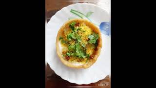 Katori chaat.