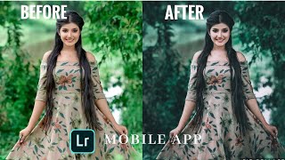 dark green presets | Mobile එකෙන් ලේසියෙන්ම edit කරමු| Lightroom mobile presets | (MOODY DARK GREEN)