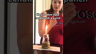 Candle flame punch - link to full video below! #martialarts #shorts #candleflamepunch