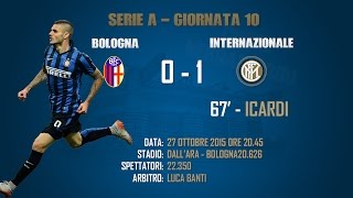 Match Center - Statistiche  |  Bologna - Inter 0-1 | 27.10.2015 Serie A Tim