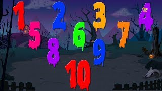 Scary Rhyme | Ten Little Numbers | Learn to Count