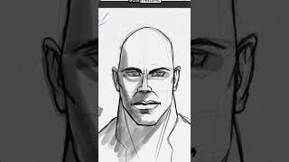 Como sombrear el rostro estilo cómic #shorts #dibujo #arte