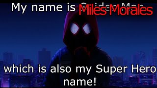 "Miles Morales is Miles Morales"