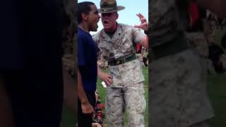 Eye Contact Showdown: Recruit vs. Drill Instructor