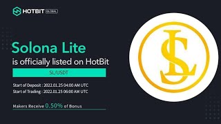 Airdrop Solana Lite - на халяву 39 SL (~33$) - листинг завтра!!! конец дропа 20 февраля!!!