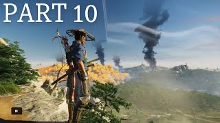 GHOST OF TSUSHIMA Walkthrough Gameplay Part 10 - My First Walkthrough with My Voice!! (PS4 PRO)