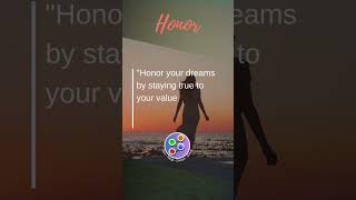 Honor - #shorts #dreamshorts #motivational #subscribe #dream #honor