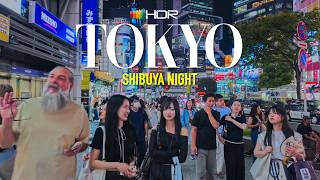 🇯🇵 Tokyo Shibuya Night Street Full of Urban Taste 🌃 Fashion , Music and Business Mixed Up Together