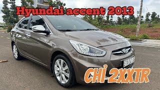 #hyundai #accent  2013 số sàn. Xe nhập nguyên chiếc chỉ trên 200tr. #buonmethuot