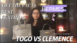 Hermes Togo or Clemence? #hermes #leather