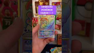 OPENING POKÉMON TRADING CARDS!! #pokemon #charizard #pokemoncards #packopening #charizardvmax