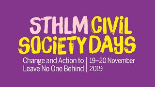 Stockholm Civil Society Days (day 01 Live Broadcast)