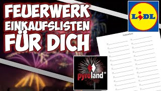 ICH SCHREIBE DIR FEUERWERK EINKAUFSLISTEN! II Pyro Stream mit Pyro Phoenix