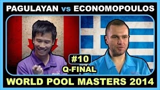 Alex Pagulayan vs Nikos Economopoulos | QF | World Pool Masters 2014 9-ball