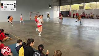 Milenio vs Jockey. Handball Juvenil Femenino