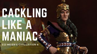 Cackling Like a Maniac in Civilization 6 (Thermonuclear Warfare Scenario)