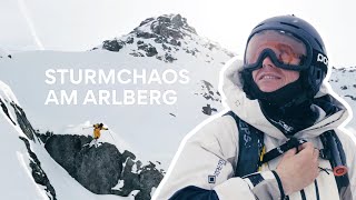 Sturmchaos am Arlberg