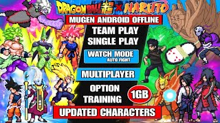 DRAGON BALL VS NARUTO MUGEN ANDROID (MULTIPLAYER + WATCH MODE) Anime War Mugen NO EXAGEAR ANDROID