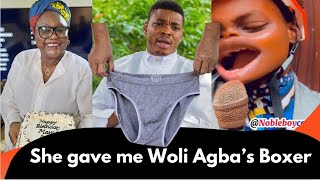 She gave me woli Agba’s boxer to clean my face | happy birthday to Mrs sweku 😂| Nobleboycomedian